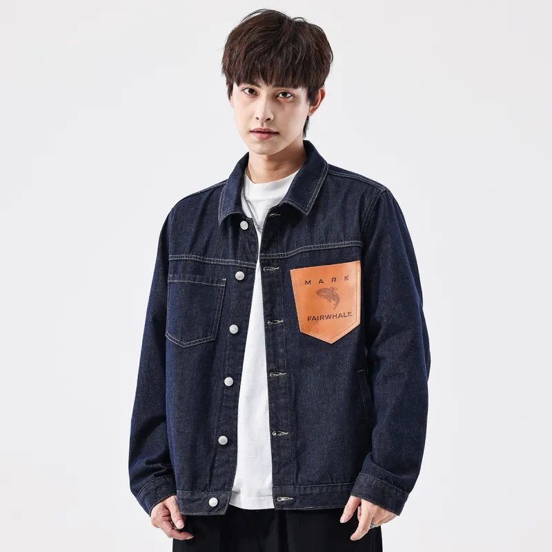 FAIRWHALE Denim Jacket Unisex Blue-2