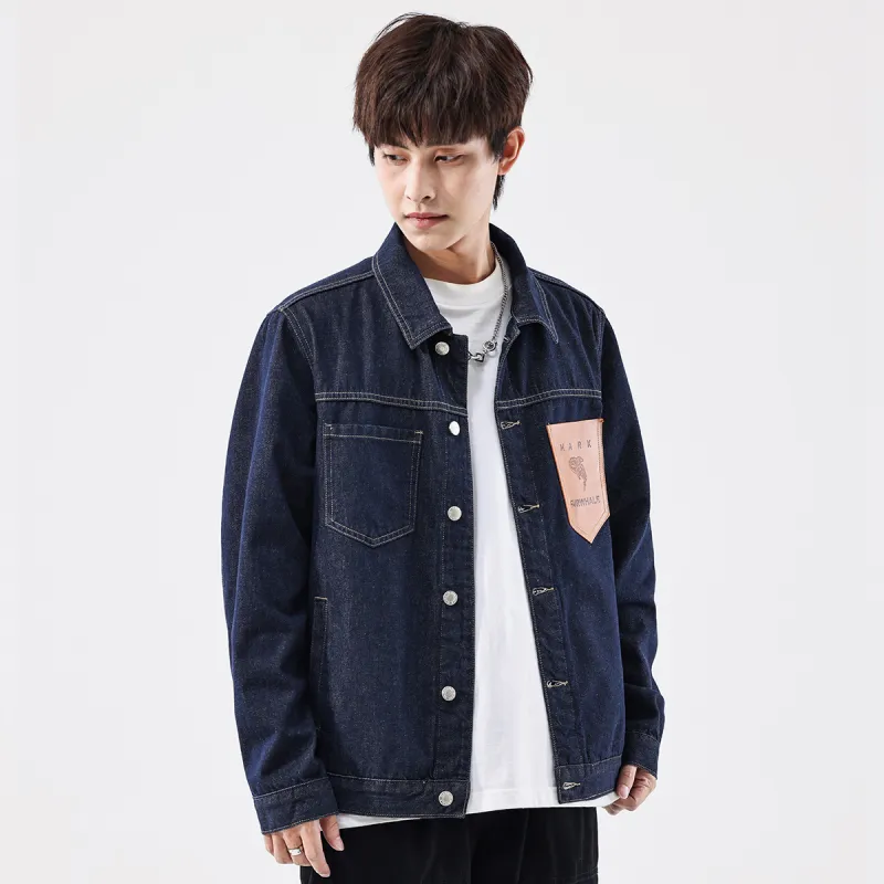 FAIRWHALE Denim Jacket Unisex Blue-4