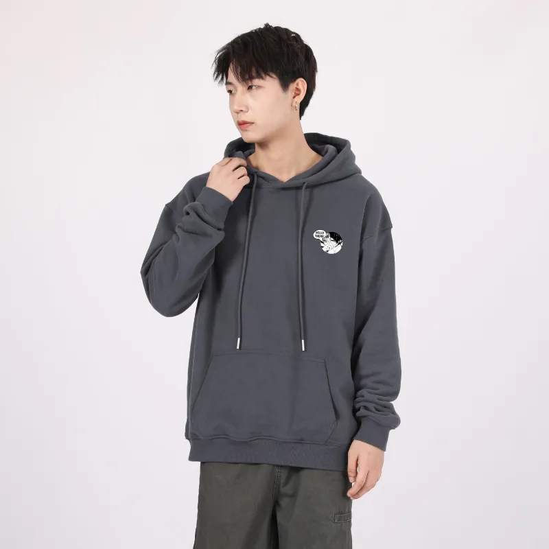 FAIRWHALE Pullover Drop Shoulder Hoodie Unisex-10