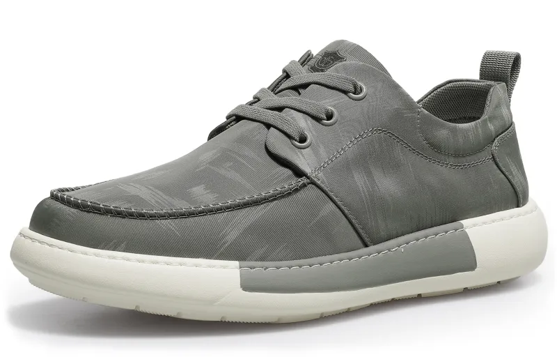 Desai Men's Casual Shoes Men Low Top Apricot, Gray-6