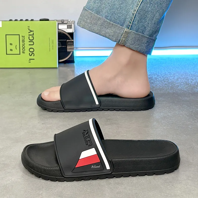 PROTECTCAMEL Slip Resistant Abrasion Resistant Slide Slippers Men's-3