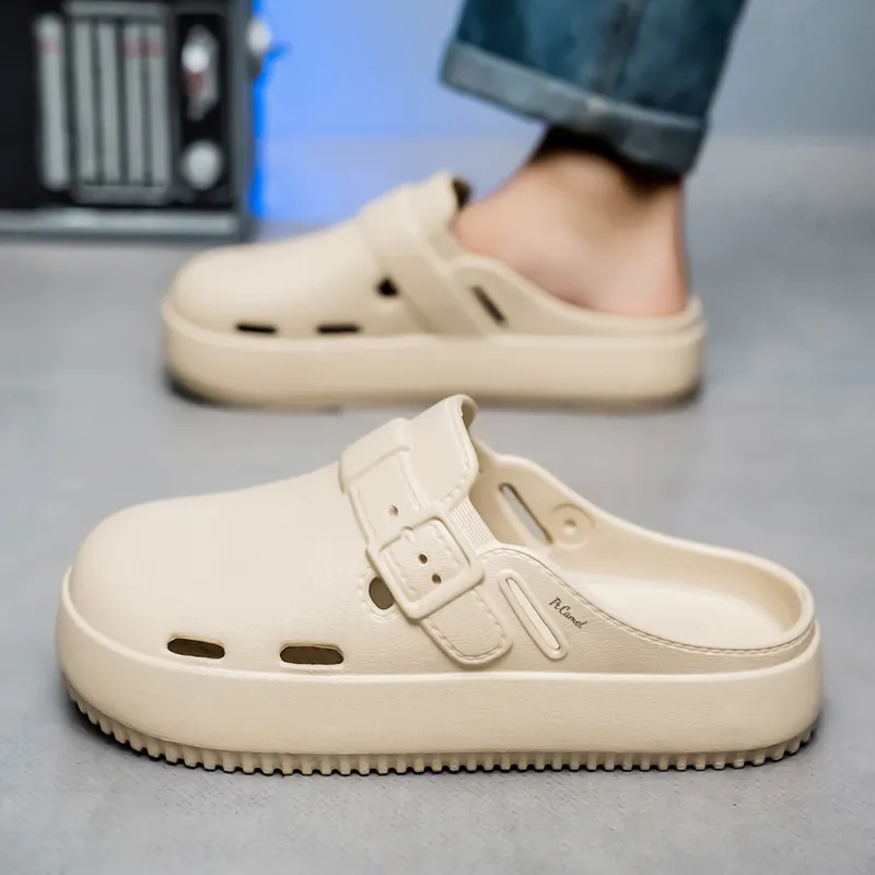 PROTECTCAMEL Abrasion Resistant Slip Resistant Closed Toe Slippers Unisex-4