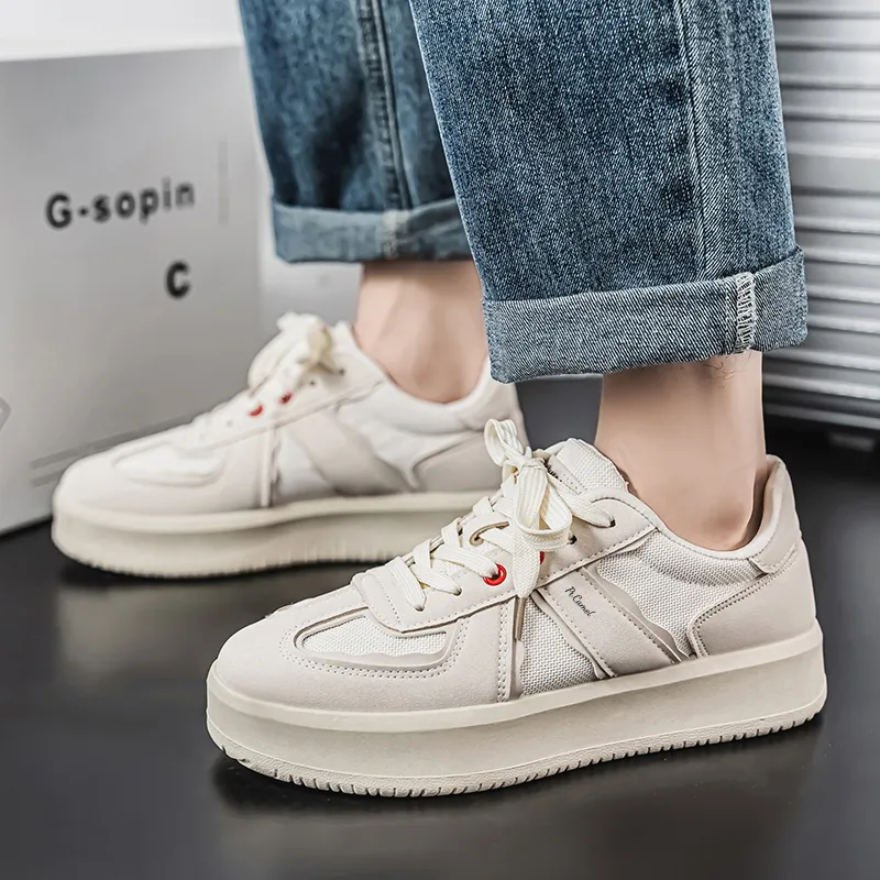 PROTECTCAMEL Abrasion Resistant Lightweight Height Increasing Low Top Skateboard Shoes Men's-9