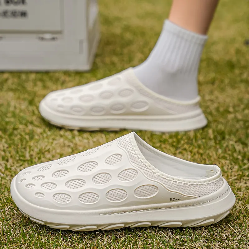PROTECTCAMEL Abrasion Resistant Slip Resistant Closed Toe Slippers Men's-14
