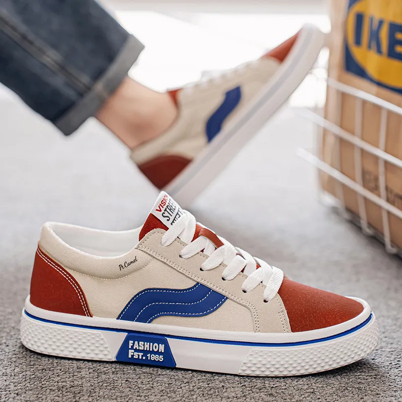PROTECTCAMEL Slip Resistant, Abrasion Resistant, Breathable Low Top Canvas Shoes Men's-3
