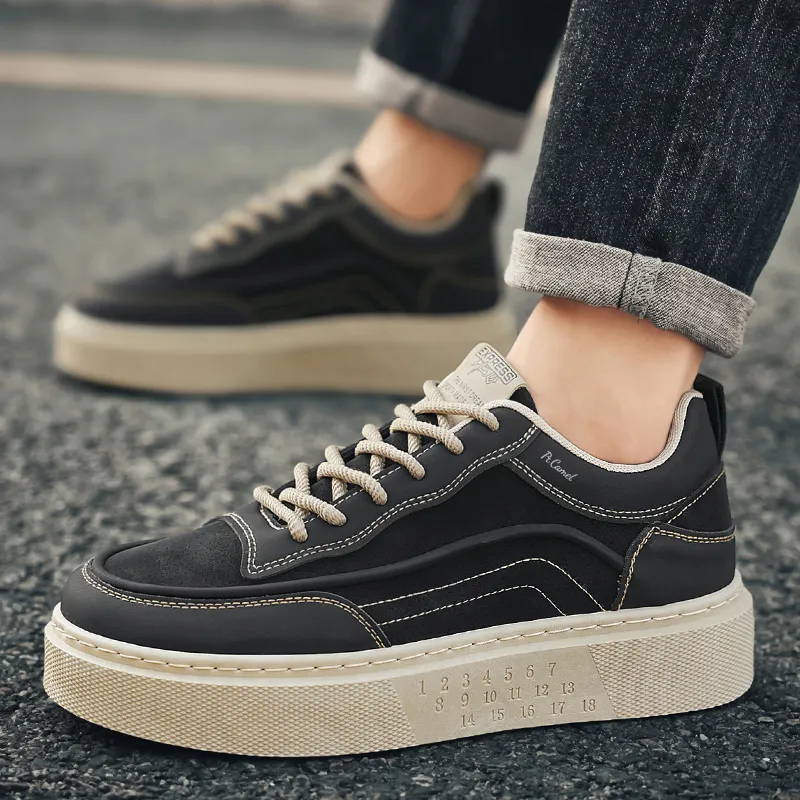 PROTECTCAMEL Slip Resistant, Abrasion Resistant, Lightweight Low Top Skateboard Shoes Men's-3