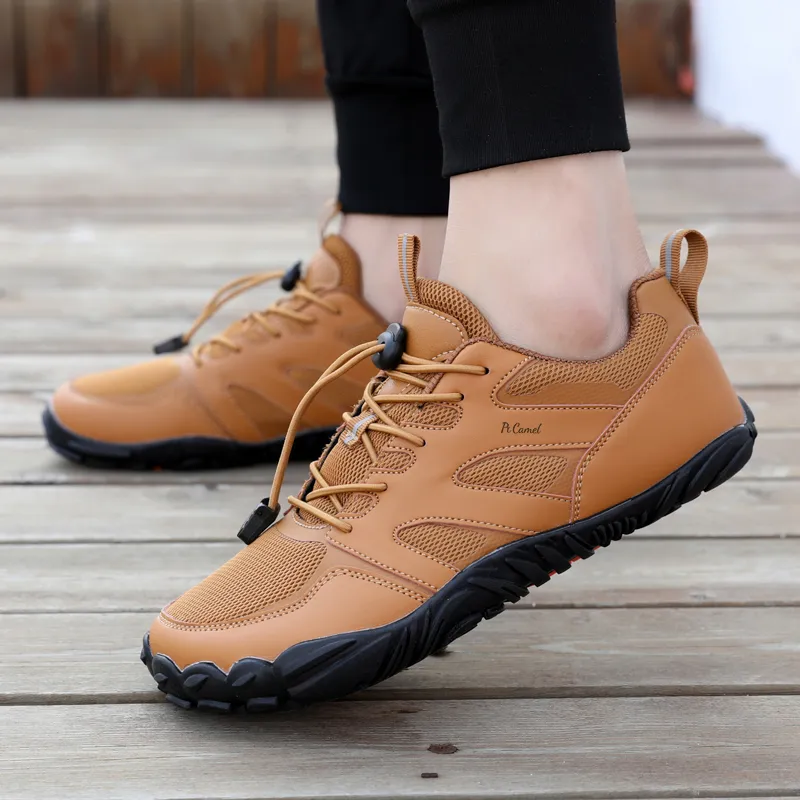 PROTECTCAMEL Slip Resistant, Abrasion Resistant, Lightweight Low Top Hiking Shoes Unisex-3