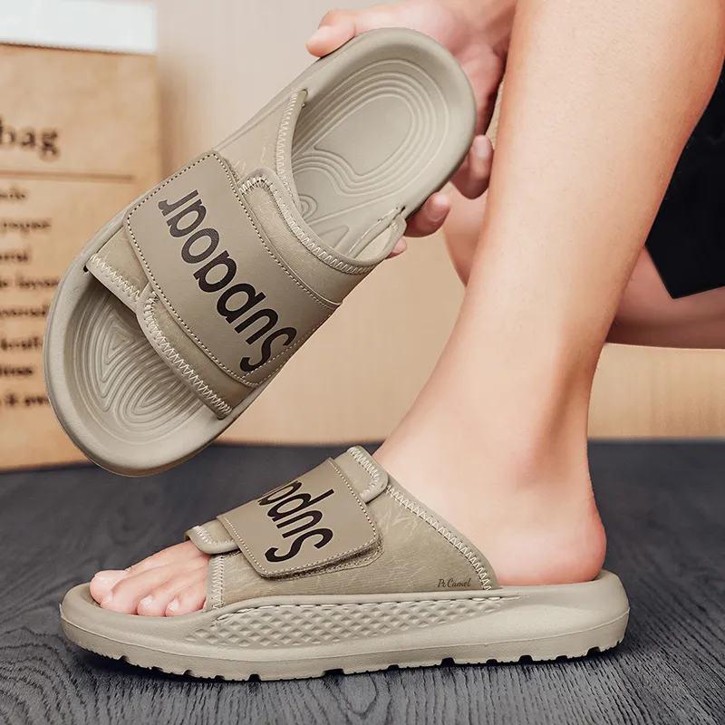 PROTECTCAMEL Slip Resistant Abrasion Resistant Slide Slippers Men's-8