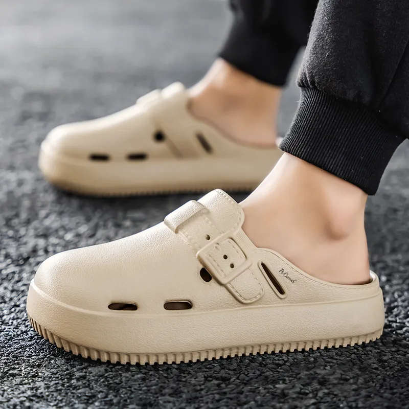 PROTECTCAMEL Abrasion Resistant Slip Resistant Closed Toe Slippers Unisex-3
