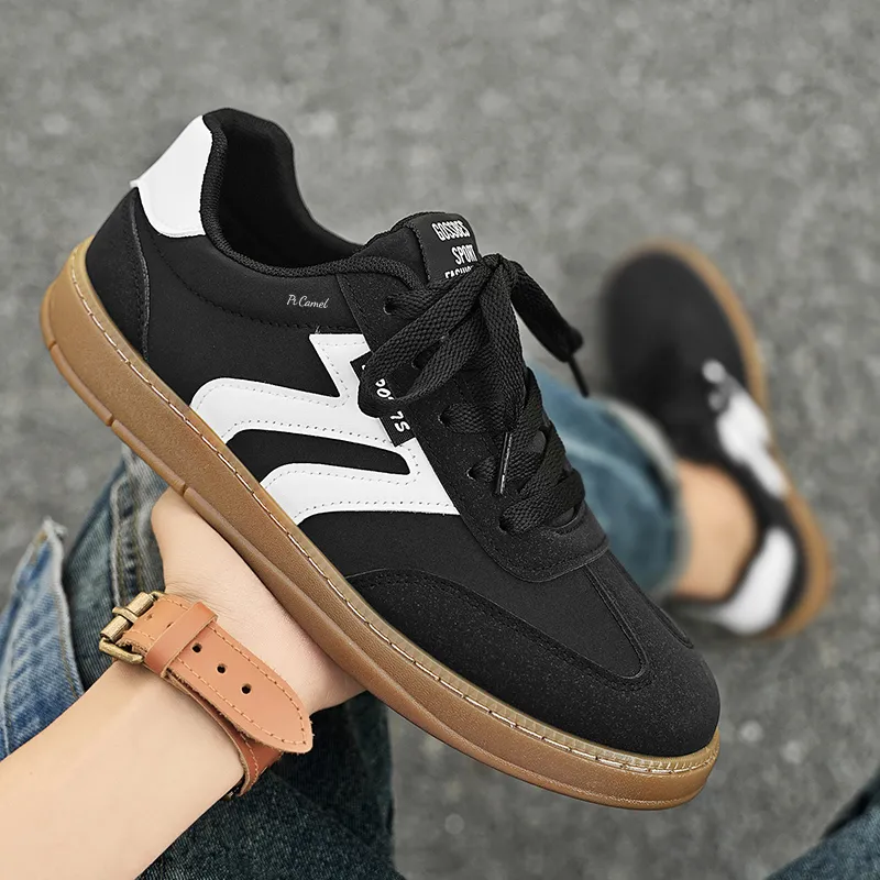 PROTECTCAMEL Slip Resistant, Abrasion Resistant, Lightweight Low Top Skateboard Shoes Men's-3