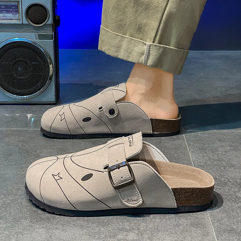 PROTECTCAMEL Abrasion Resistant Slip Resistant Closed Toe Slippers Men's-15