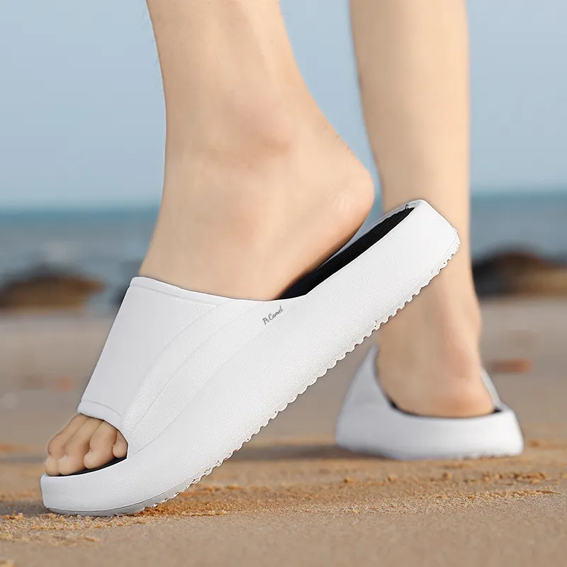 PROTECTCAMEL Slip Resistant Abrasion Resistant Slide Slippers Unisex-9