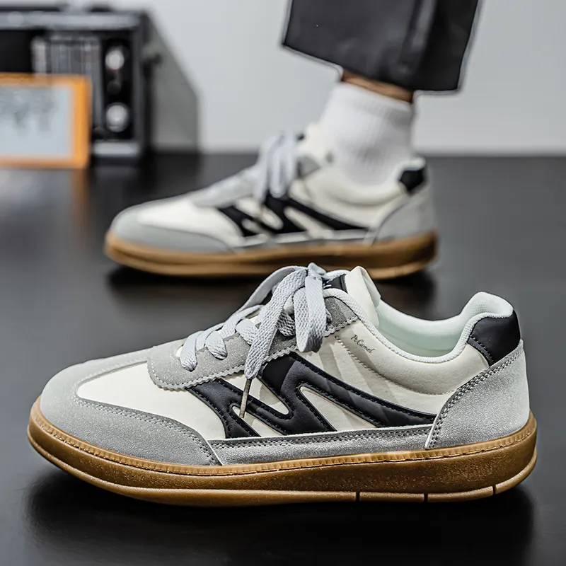 PROTECTCAMEL Slip Resistant, Abrasion Resistant, Lightweight Low Top Skateboard Shoes Men's-13