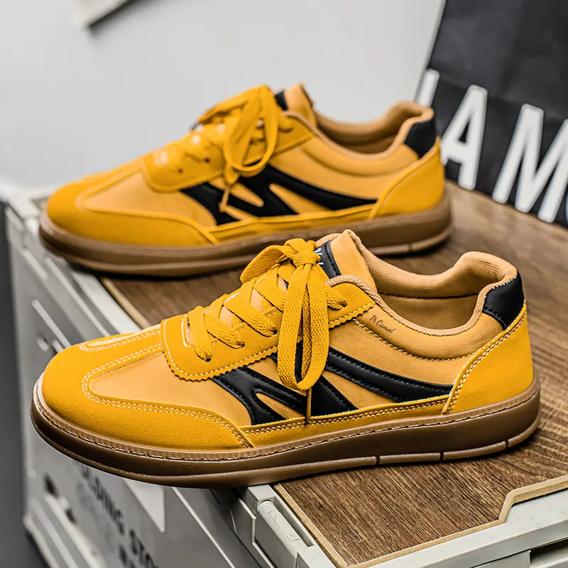 PROTECTCAMEL Slip Resistant, Abrasion Resistant, Lightweight Low Top Skateboard Shoes Men's-7