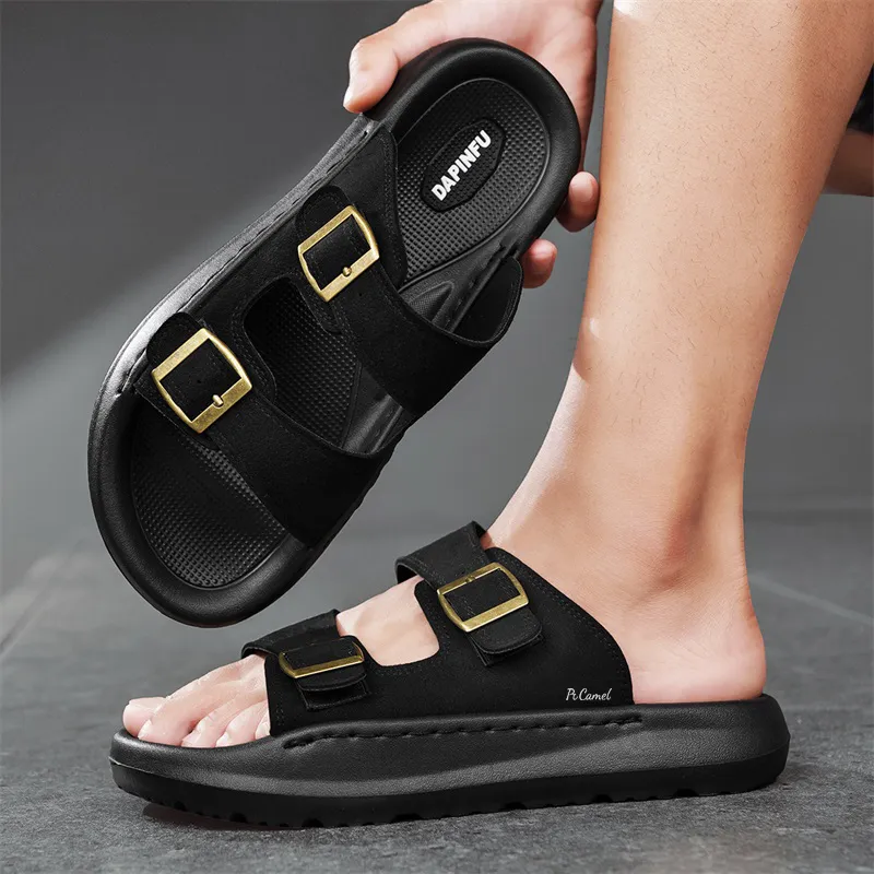 PROTECTCAMEL Slip Resistant Quick Dry Slide Slippers Men's-2