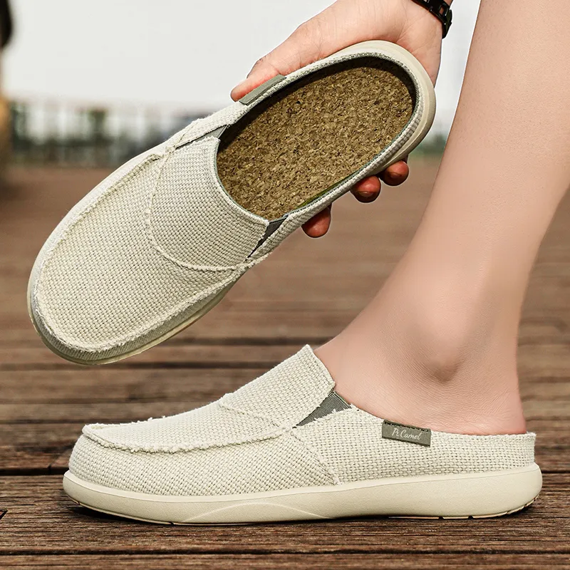 PROTECTCAMEL Abrasion Resistant Slip Resistant Closed Toe Slippers Men's-2