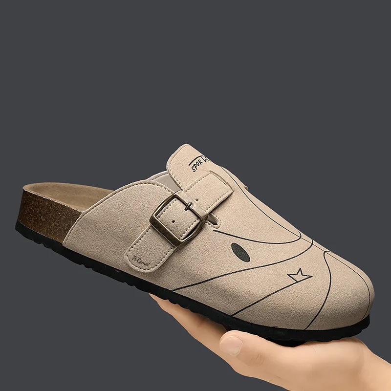 PROTECTCAMEL Abrasion Resistant Slip Resistant Closed Toe Slippers Men's-14