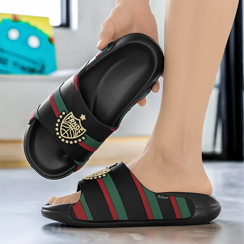 PROTECTCAMEL Rubber Sole Slip Resistant Abrasion Resistant Slide Slippers Unisex-2