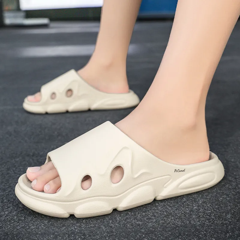 PROTECTCAMEL Slip Resistant Abrasion Resistant Slide Slippers Unisex-9