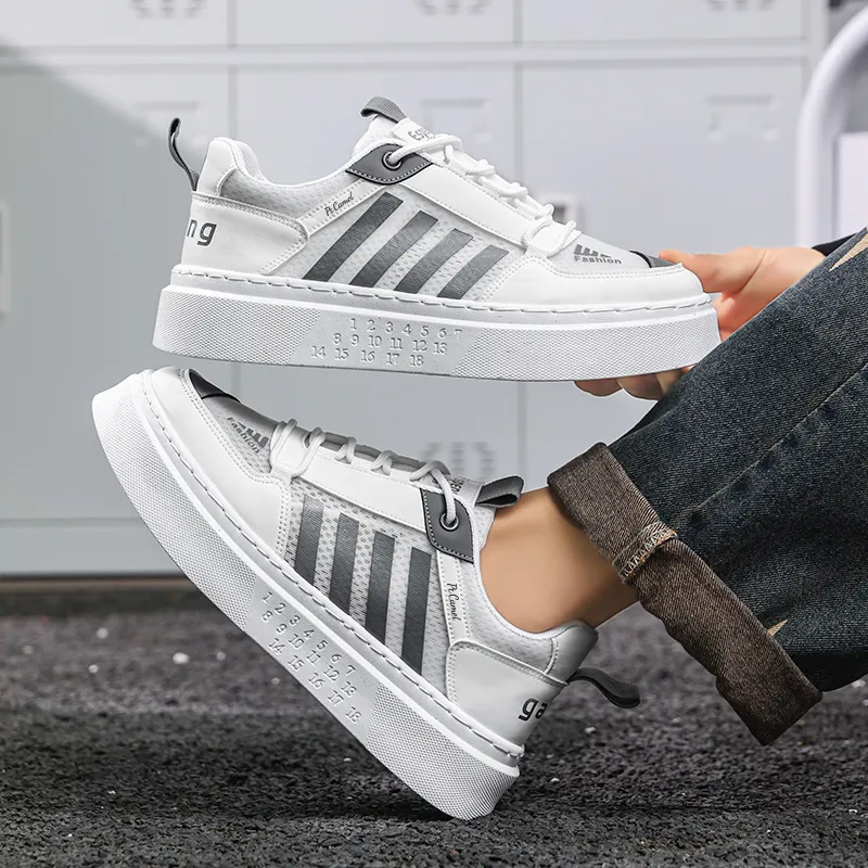 PROTECTCAMEL Anti Slip Wear Resistant Low Top Skateboard Shoes Men's-7