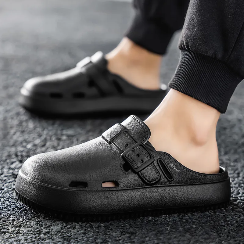 PROTECTCAMEL Abrasion Resistant Slip Resistant Closed Toe Slippers Unisex-13