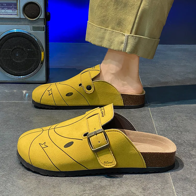PROTECTCAMEL Abrasion Resistant Slip Resistant Closed Toe Slippers Men's-11