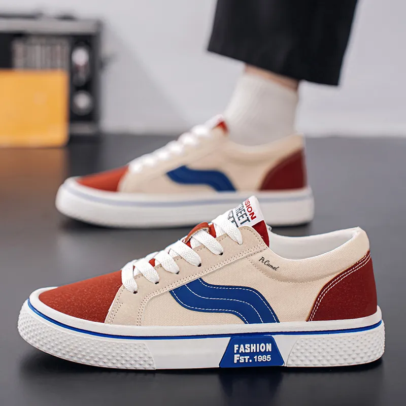 PROTECTCAMEL Slip Resistant, Abrasion Resistant, Breathable Low Top Canvas Shoes Men's-2