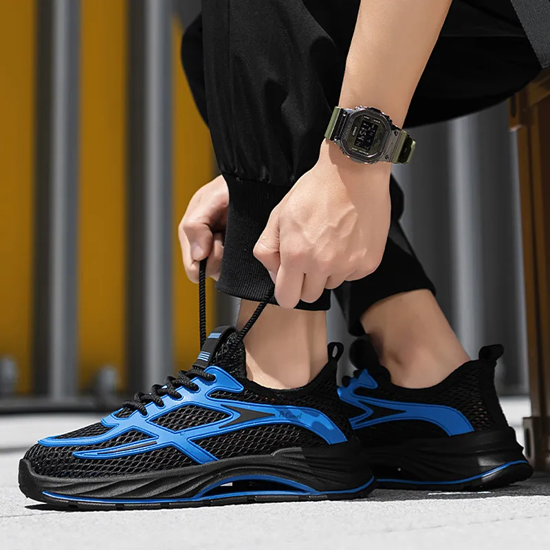 PROTECTCAMEL Slip Resistant Quick Dry Abrasion Resistant Low Top Casual Shoes Men's-9