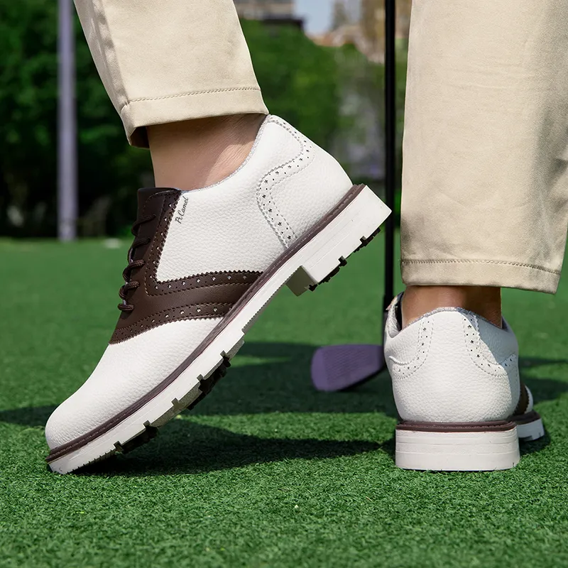 PROTECTCAMEL Slip Resistant, Abrasion Resistant, Lightweight Low Top Golf Shoes Men's-7
