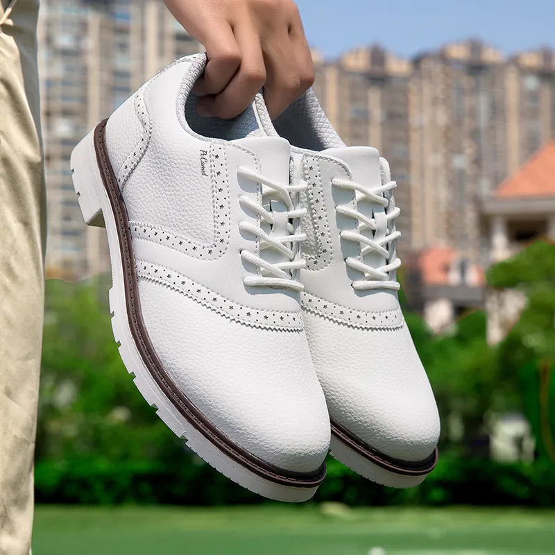 PROTECTCAMEL Slip Resistant, Abrasion Resistant, Lightweight Low Top Golf Shoes Men's-2