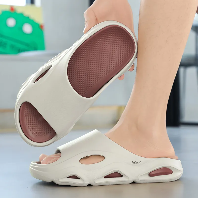 PROTECTCAMEL Slip Resistant Abrasion Resistant Massage Slide Slippers Men's-12
