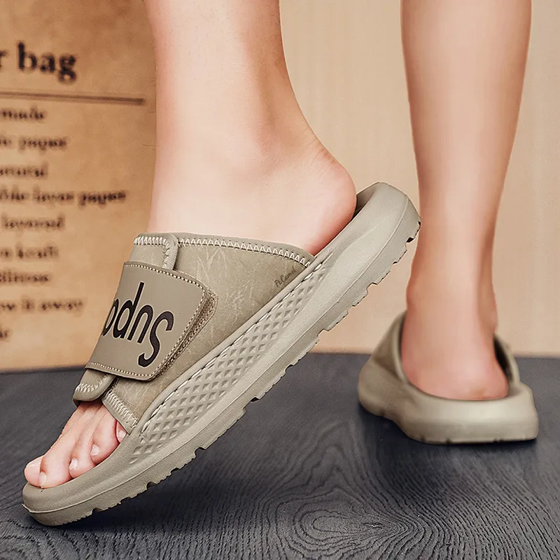 PROTECTCAMEL Slip Resistant Abrasion Resistant Slide Slippers Men's-7