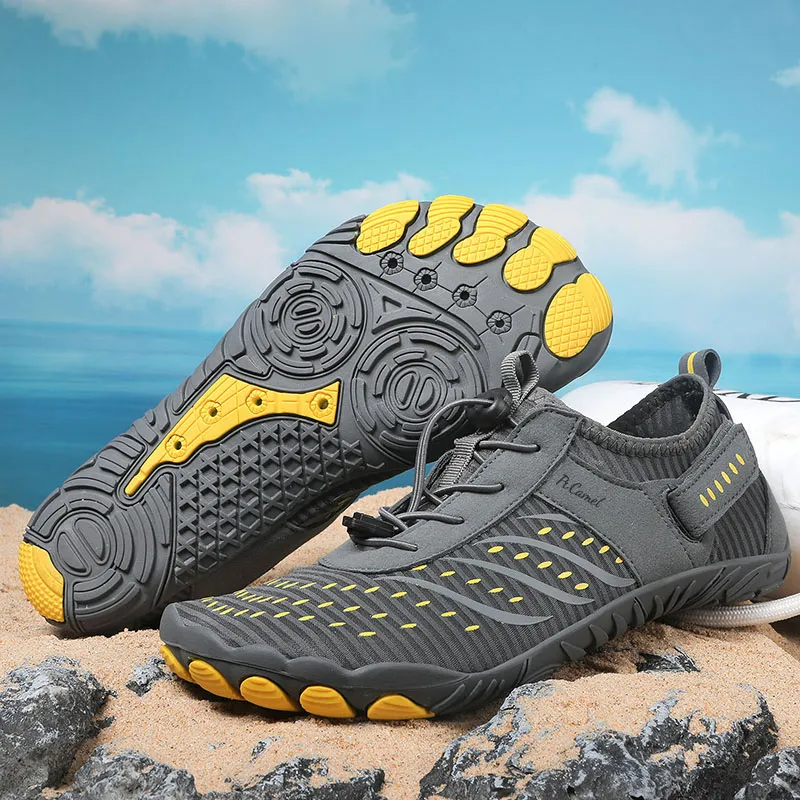 PROTECTCAMEL Slip Resistant Breathable Abrasion Resistant Low Top Outdoor Shoes Unisex-7