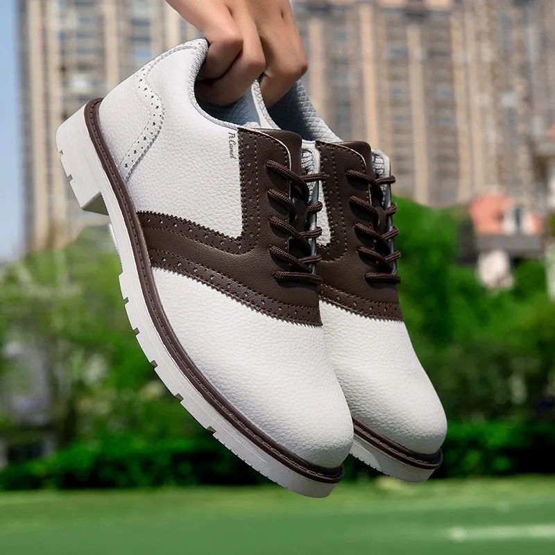 PROTECTCAMEL Slip Resistant, Abrasion Resistant, Lightweight Low Top Golf Shoes Men's-6