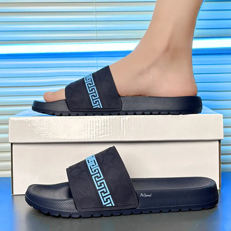 PROTECTCAMEL Slip Resistant Abrasion Resistant Slide Slippers Men's-10