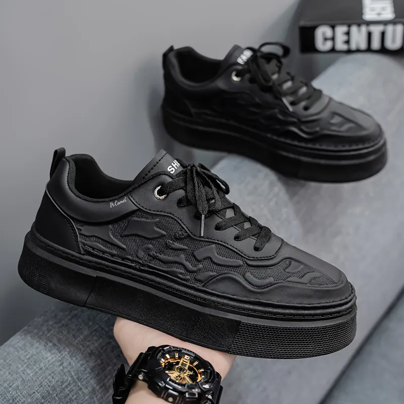 PROTECTCAMEL Slip Resistant, Abrasion Resistant, Lightweight Low Top Skateboard Shoes Men's-2