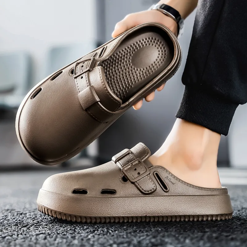 PROTECTCAMEL Abrasion Resistant Slip Resistant Closed Toe Slippers Unisex-7
