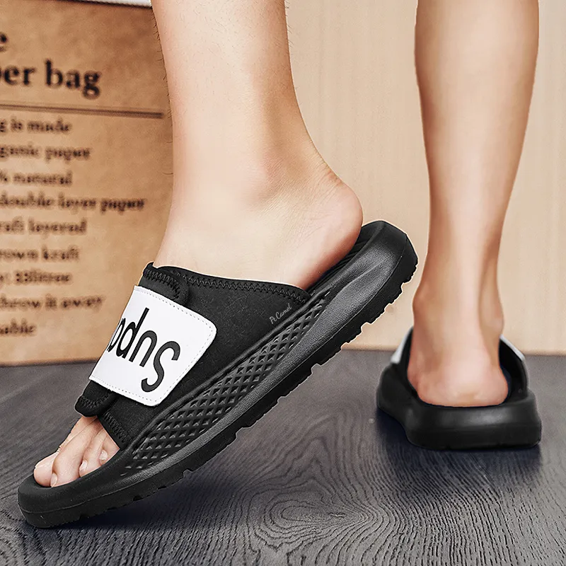 PROTECTCAMEL Slip Resistant Abrasion Resistant Slide Slippers Men's-2