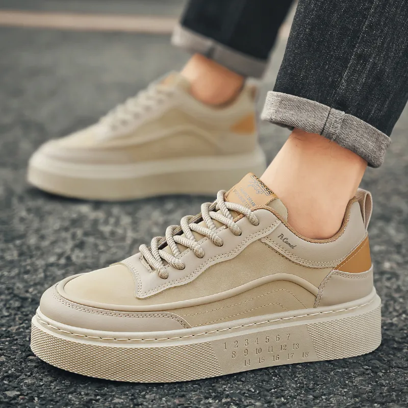 PROTECTCAMEL Slip Resistant, Abrasion Resistant, Lightweight Low Top Skateboard Shoes Men's-7