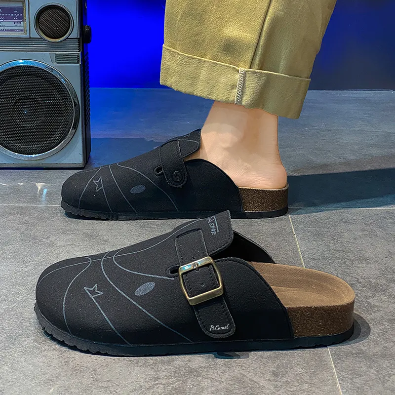 PROTECTCAMEL Abrasion Resistant Slip Resistant Closed Toe Slippers Men's-3