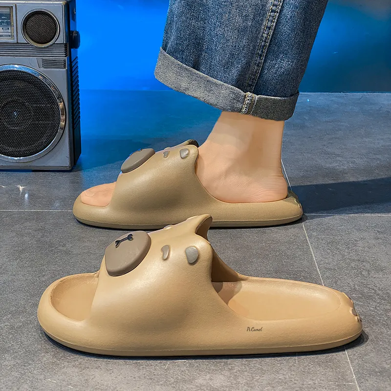 PROTECTCAMEL Slip Resistant Abrasion Resistant Slide Slippers Unisex-3