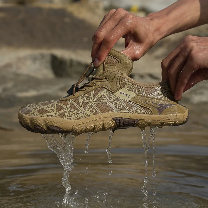 PROTECTCAMEL Anti Slip Wear Resistant Low Top Outdoor Shoes Unisex-12