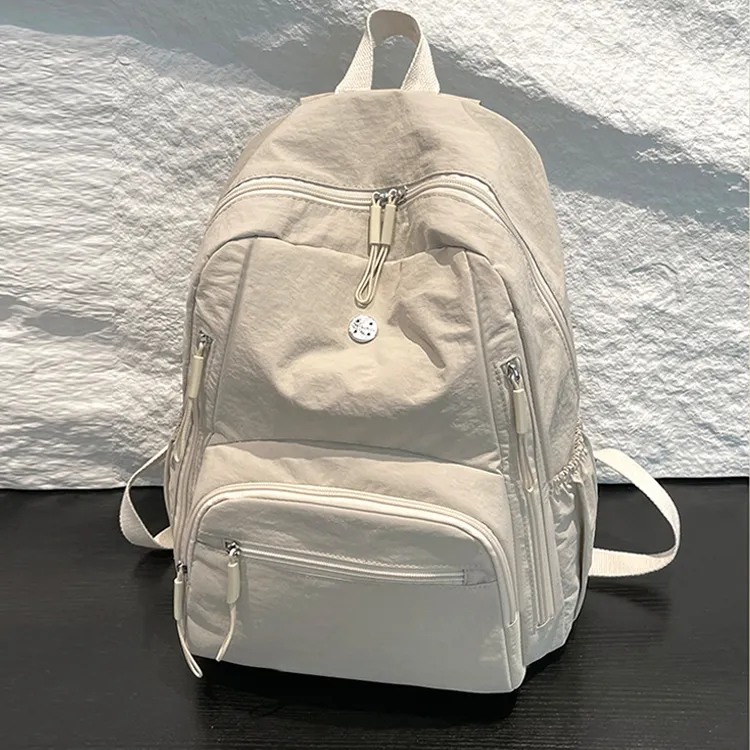 YOUR NAME Nylon Fabric Backpack Unisex Multicolor-11