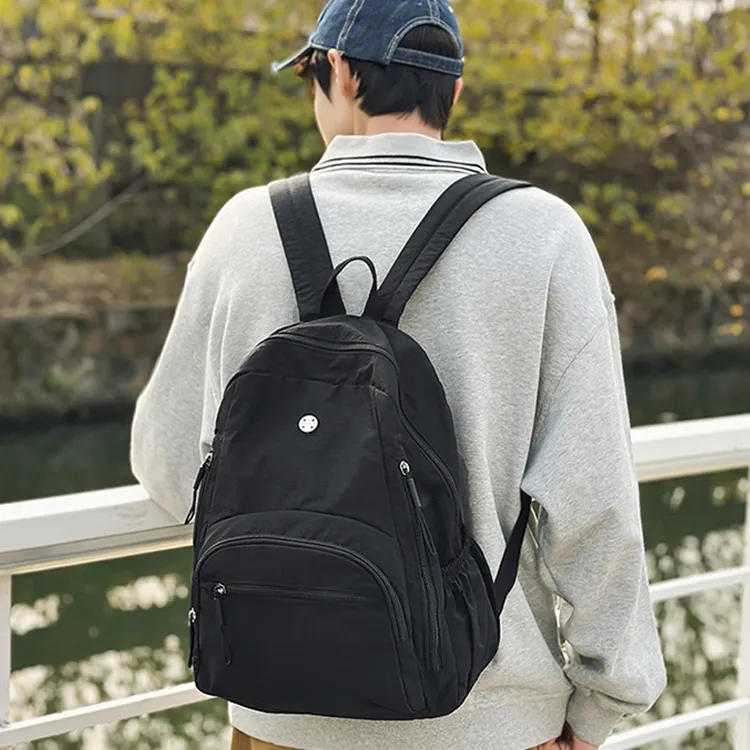 YOUR NAME Nylon Fabric Backpack Unisex Multicolor-5