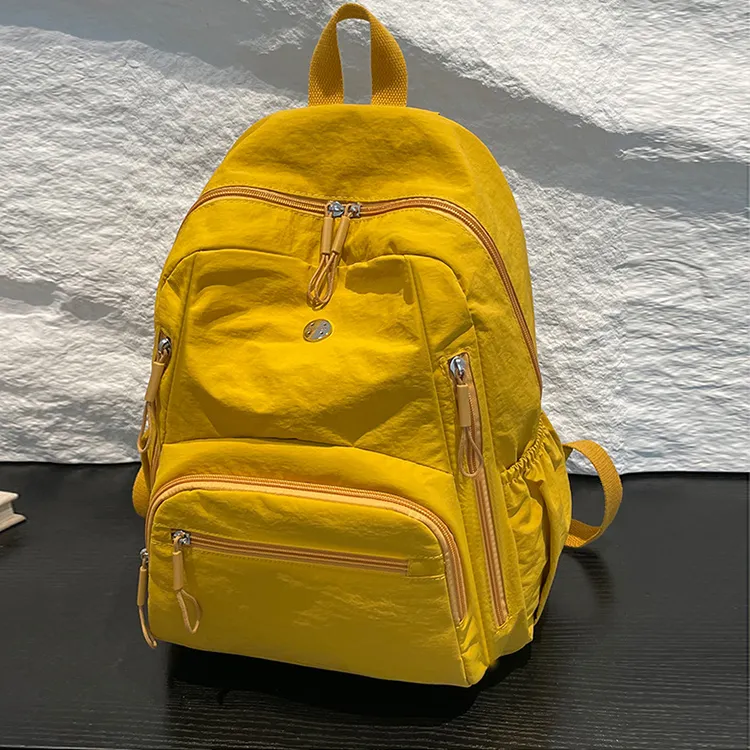 YOUR NAME Nylon Fabric Backpack Unisex Multicolor-22
