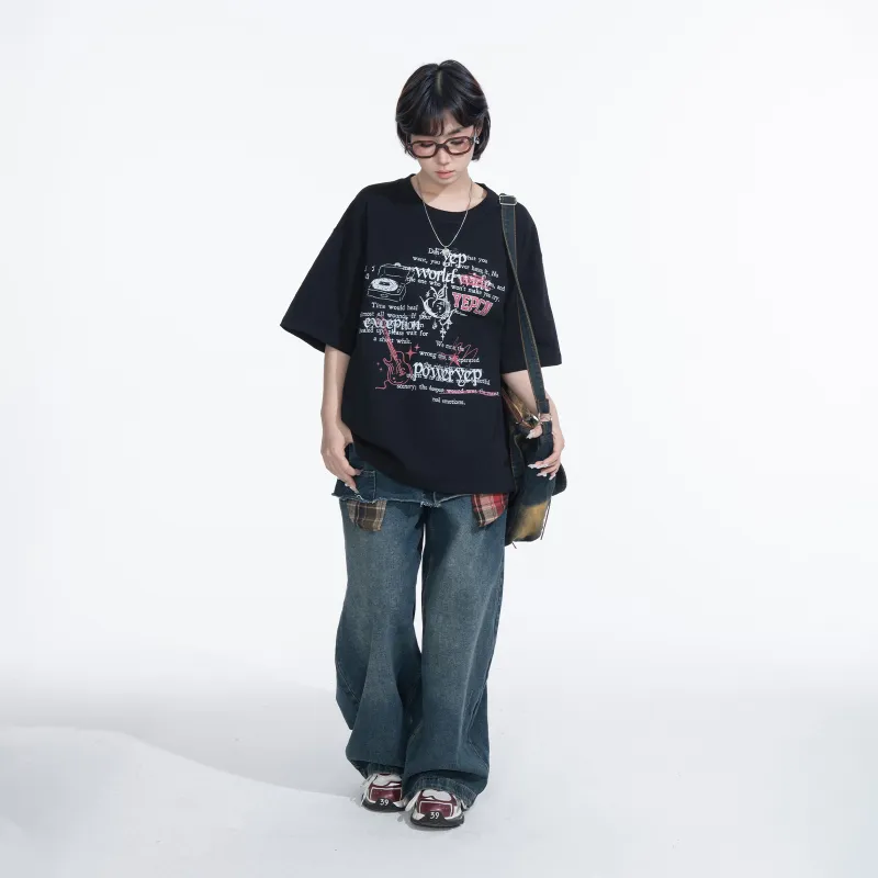 YEP T-Shirts Women's Black-5