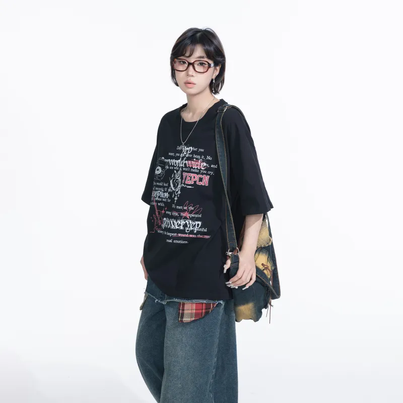 YEP T-Shirts Women's Black-3