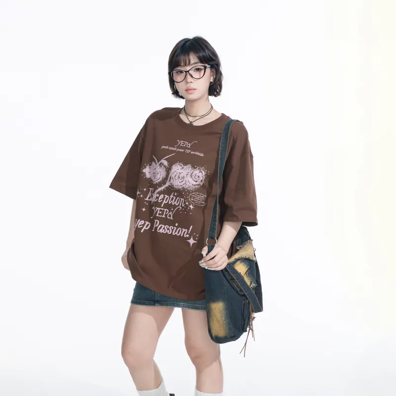 YEP T-Shirts Women's Coffee-3