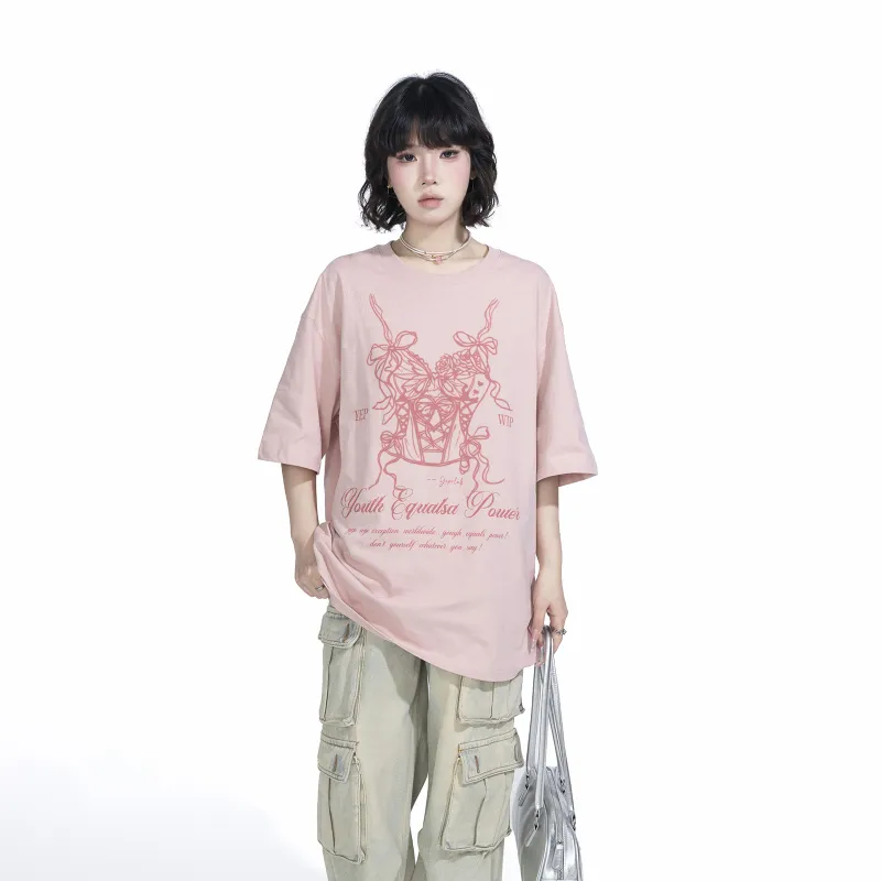 YEP T-Shirts Women's Dirty Pink-2