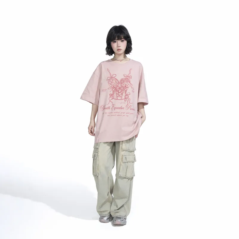 YEP T-Shirts Women's Dirty Pink-6